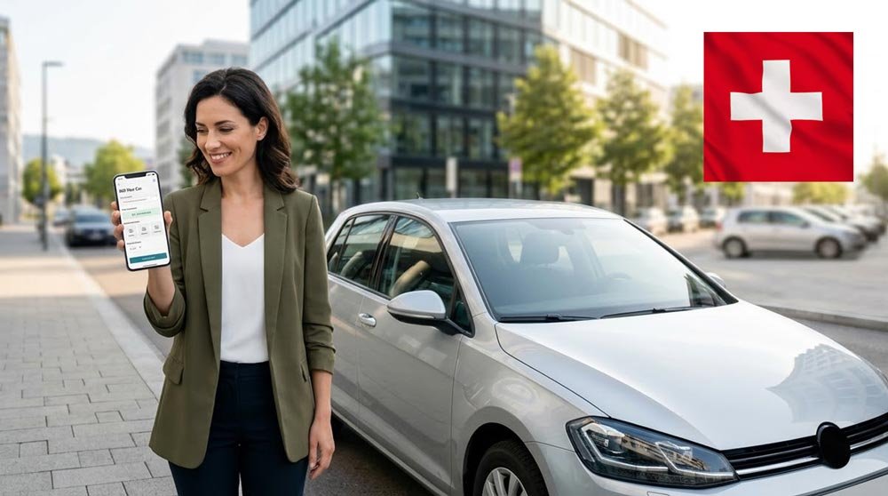 Auto online verkaufen in der Schweiz über eine digitale Fahrzeugbewertung
